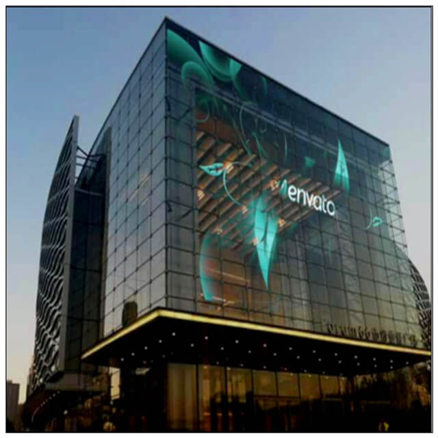 Mega Full Color Ultra Thin Transparent LED Display Screen Outdoor with 8 - 100m Viewing Distance