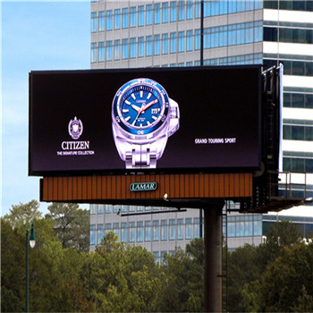 HD Billboard Advertising LED Display Screen P4 Fixed Installation Color Uniformity