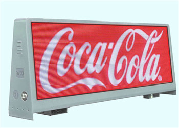 Aluminum Alloy Slim Mobile LED Screen Hire P5 Programmable Taxi Top LED Display