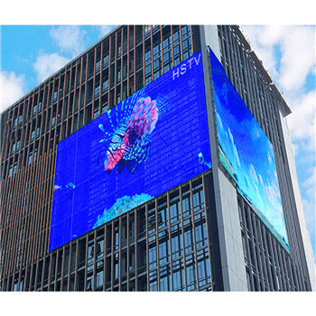 High Drafty Led Curtain Wall , IP65 Front Service LED Display For Commercial